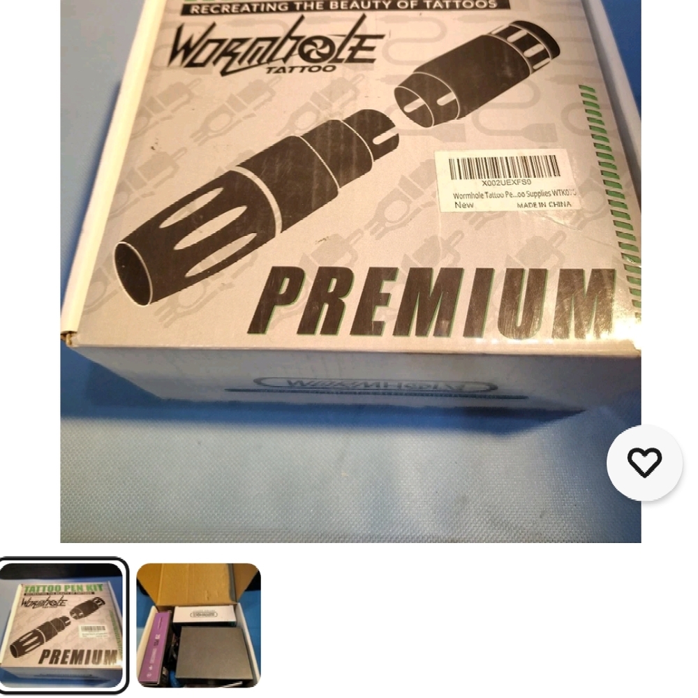 Wormhole Tattoo Pen Kit - Black